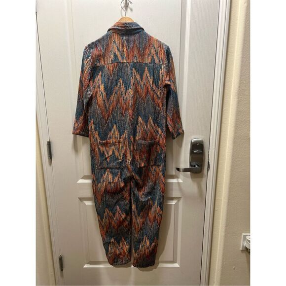 KASAI SIFNOS RUFFLE DRESS | ORANGE/PINK - Picture 3 of 5